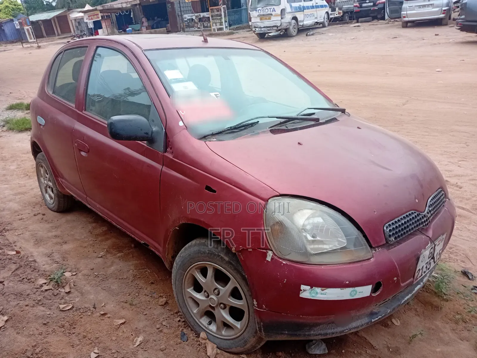 Toyota Yaris 2010 Red