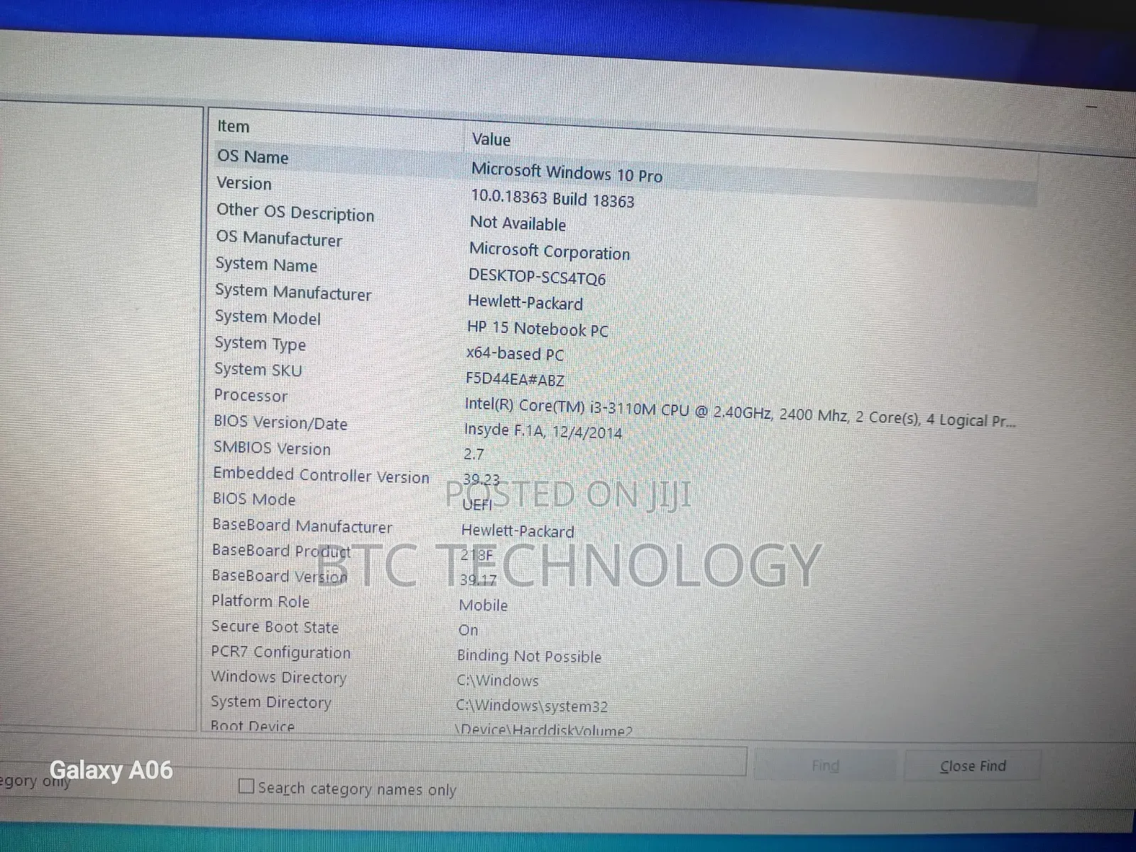 Laptop HP Pavilion 15t 6GB Intel Core i3 HDD+SSD 500GB