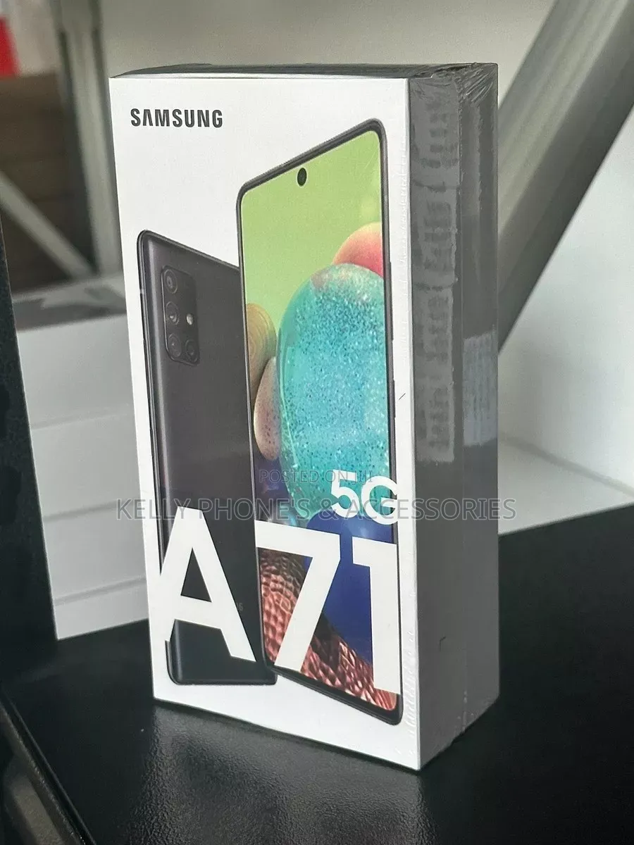 New Samsung Galaxy A71 5G UW 128 GB Black