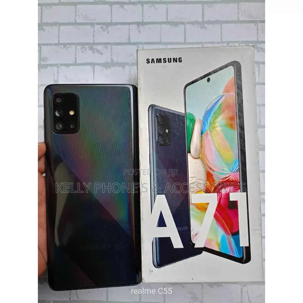 New Samsung Galaxy A71 128 GB Black