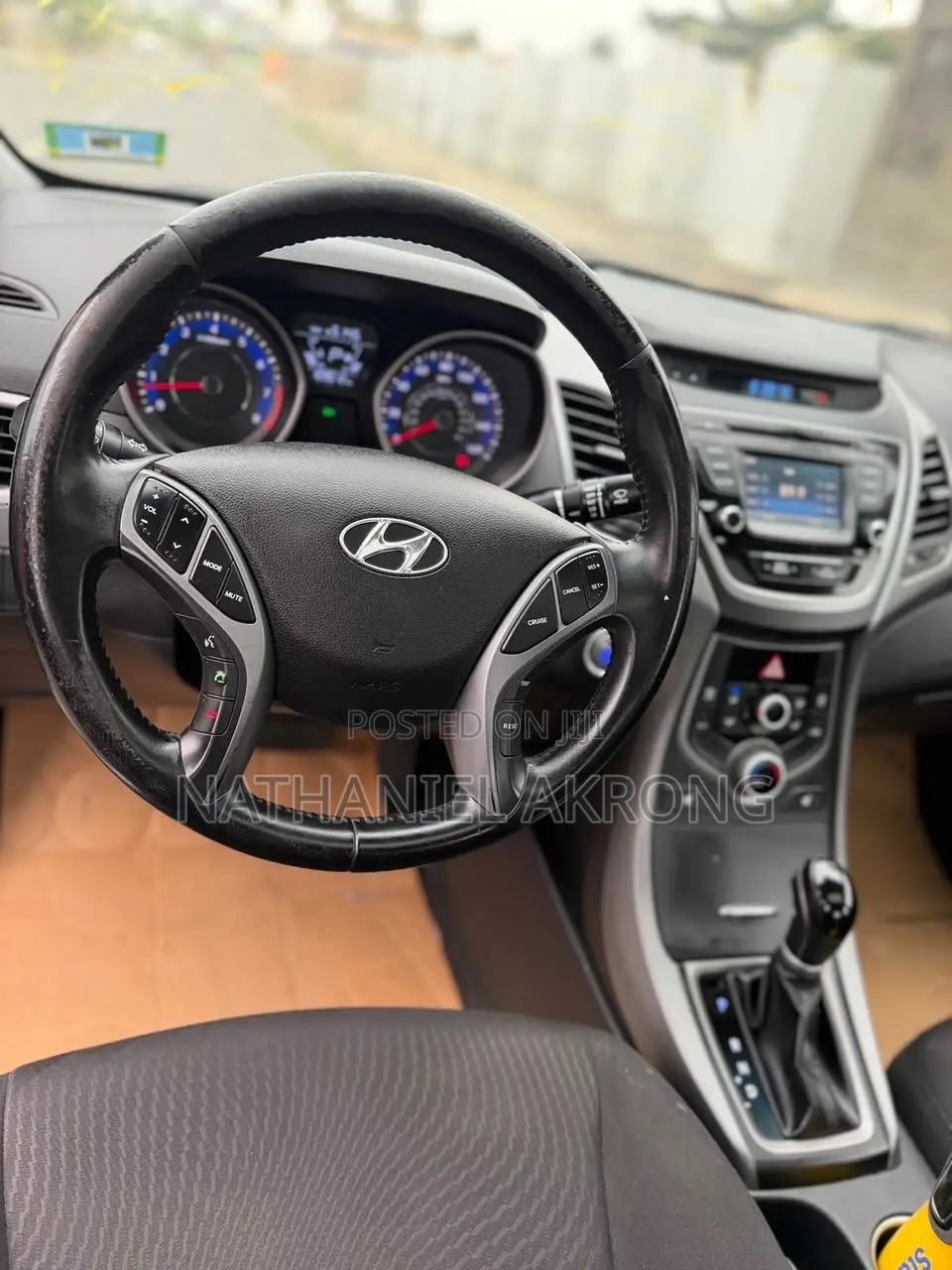 Hyundai Elantra SE 4dr Sedan (1.8L 4cyl 6M) 2015 Gray