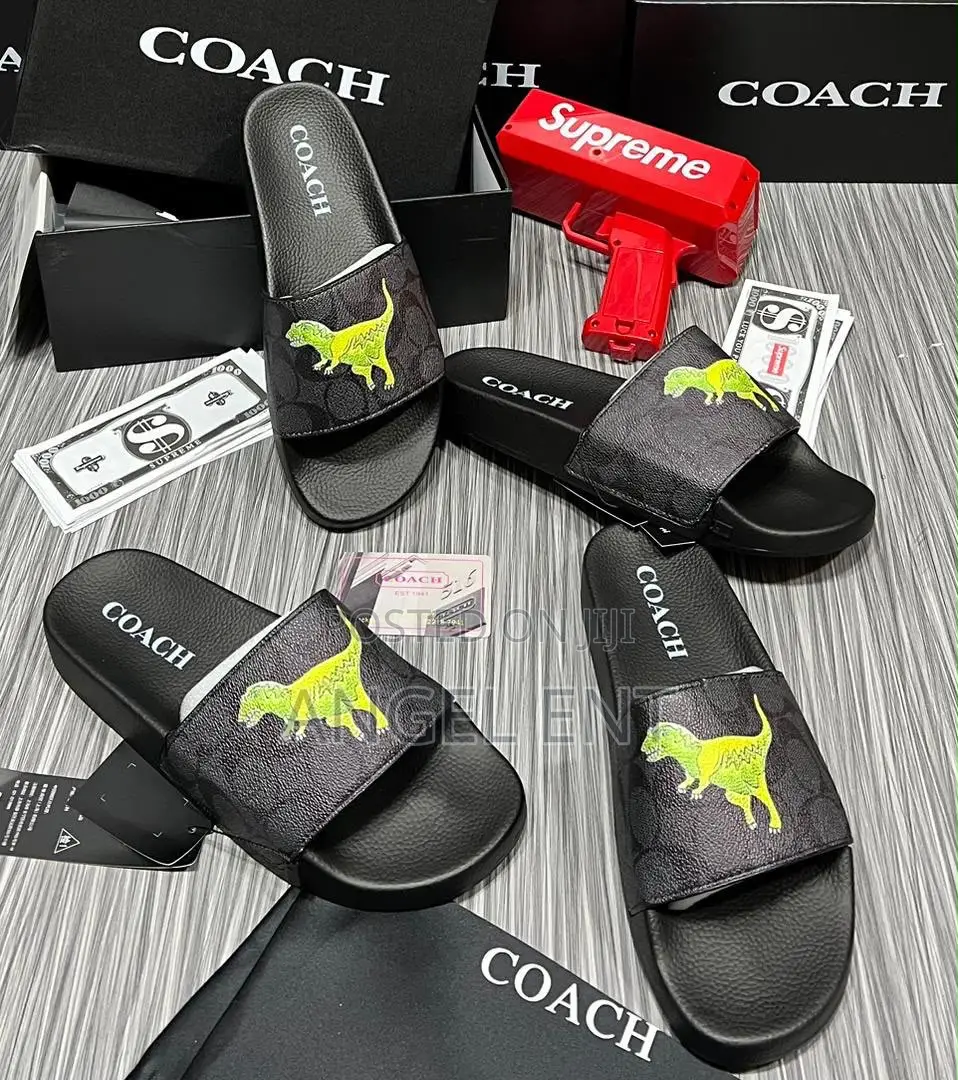 Coach Men's Slides Available in Box (Location: Adum Kumasi)