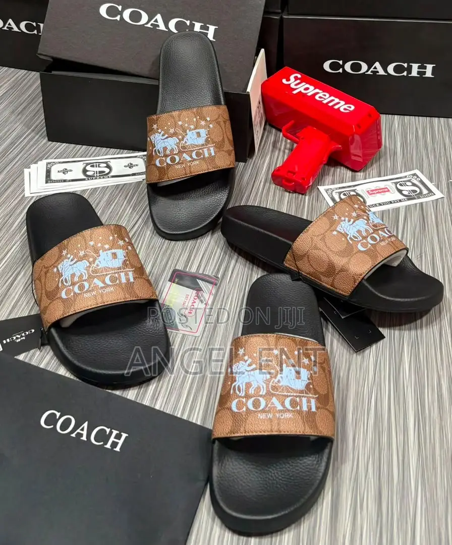 Coach Men's Slides Available in Box (Location: Adum Kumasi)