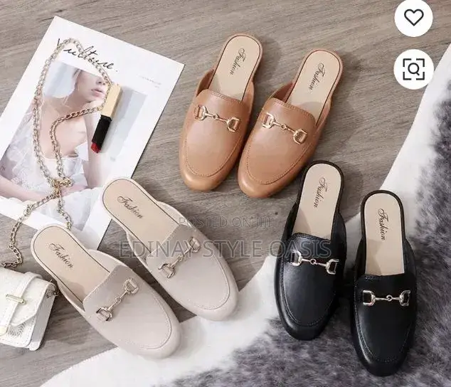 Women Outdoor Slippers, Casual Lazy Toe-Cap Half Sandals PVC Insole