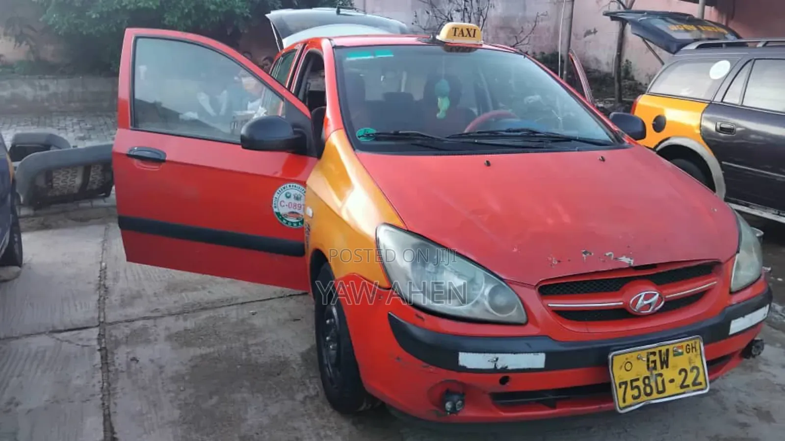 Hyundai Getz 1.1 GL 2008 Red