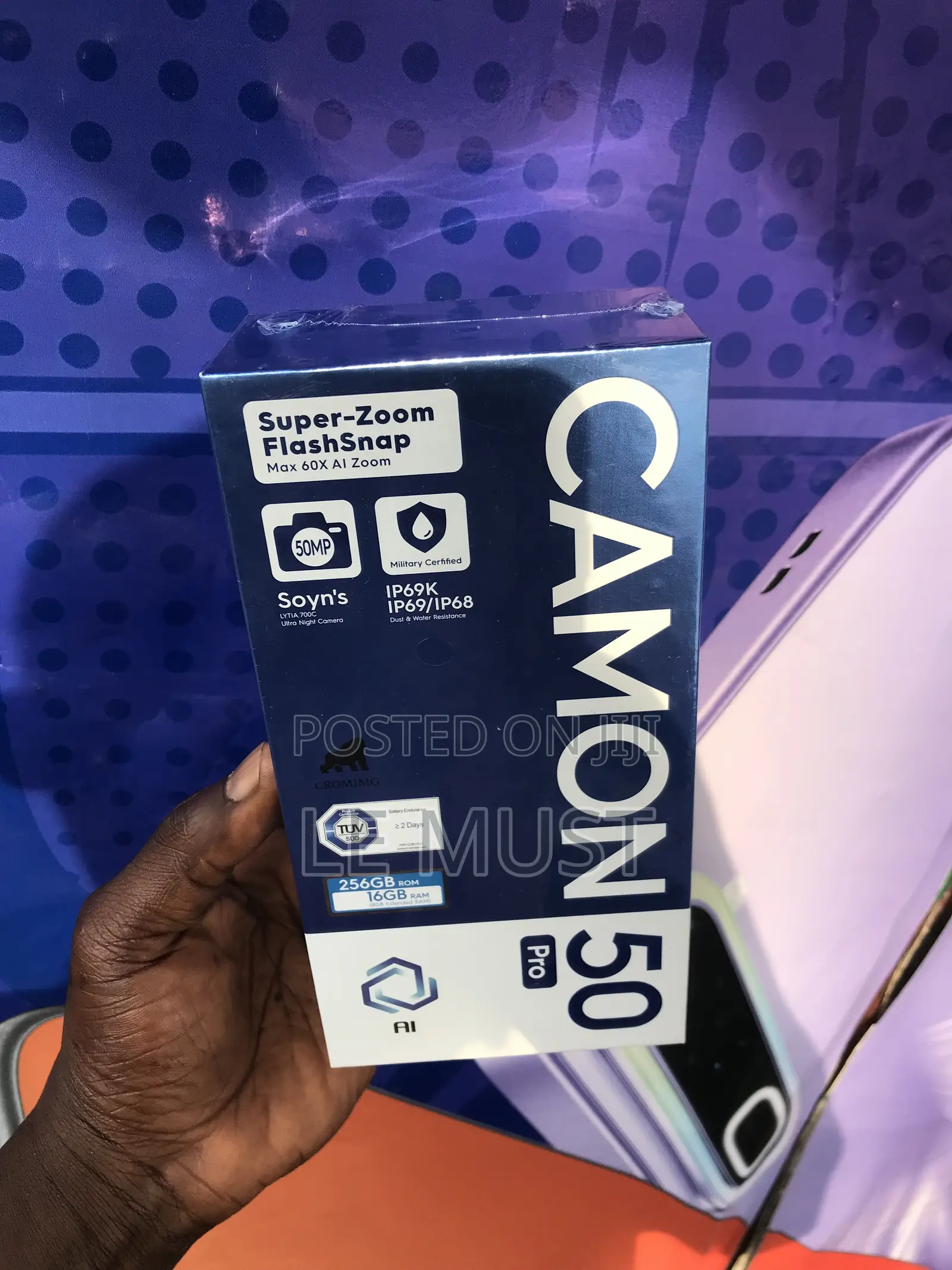 New Tecno Camon 50 Pro 256 GB Orange