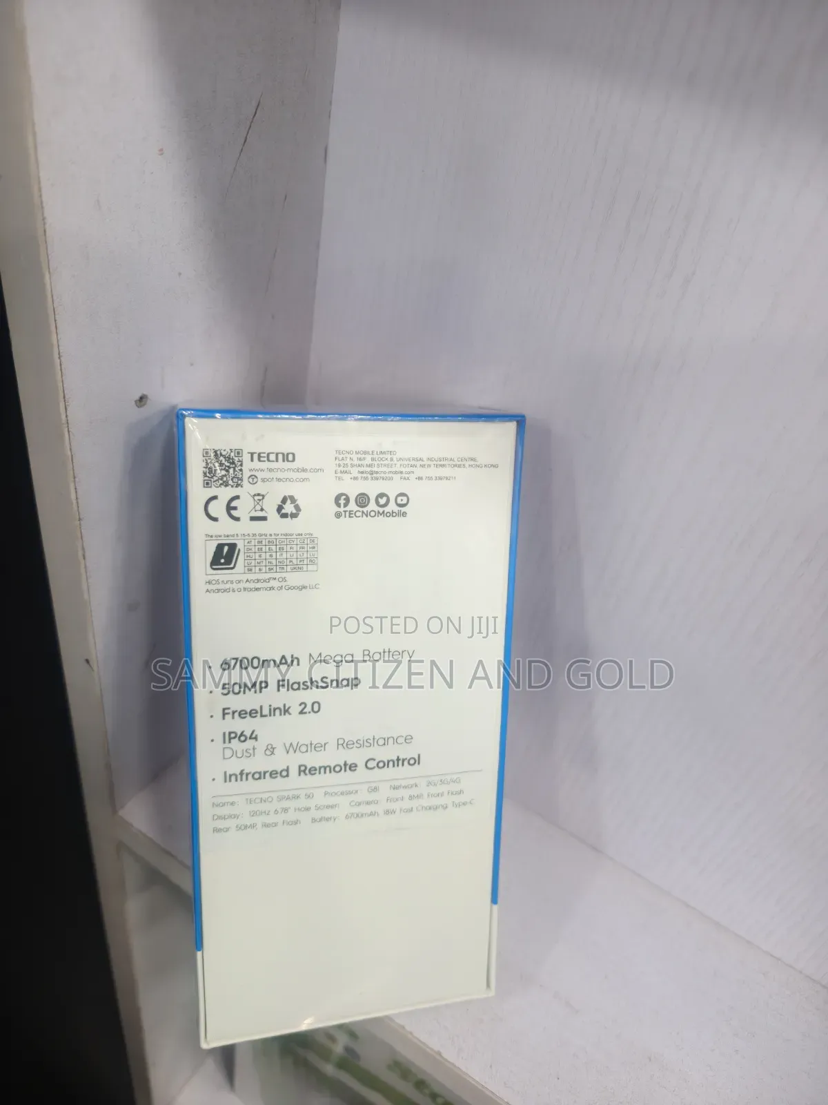 New Tecno Spark 50 128 GB