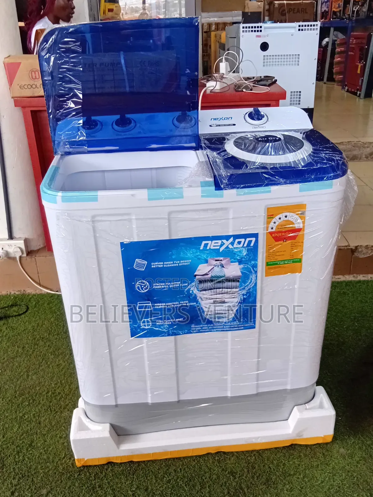 Nexon 10KG Washing Machine – Powerful Washer for Large Families 112L