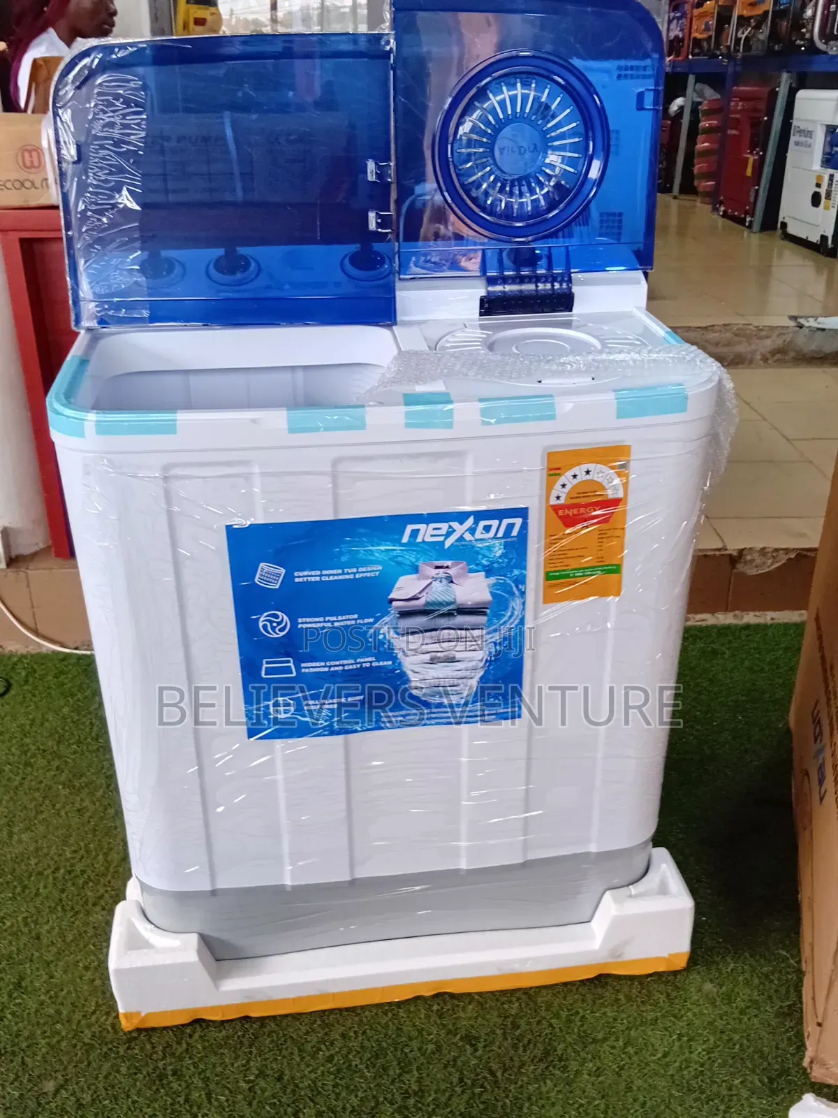 Nexon 10KG Automatic Washing Machine – Energy Saving Design 112L