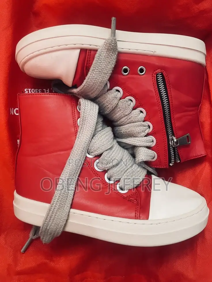 Original Rick Owen’S High/Low Red