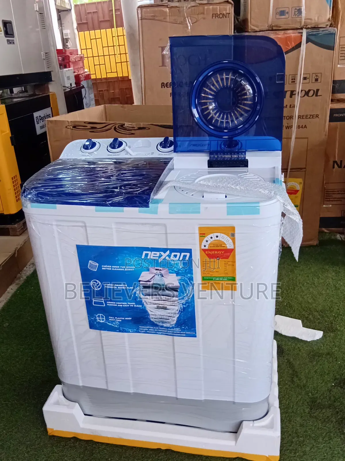 Nexon 10KG Family Size Washing Machine – Low Noise Operation 112L