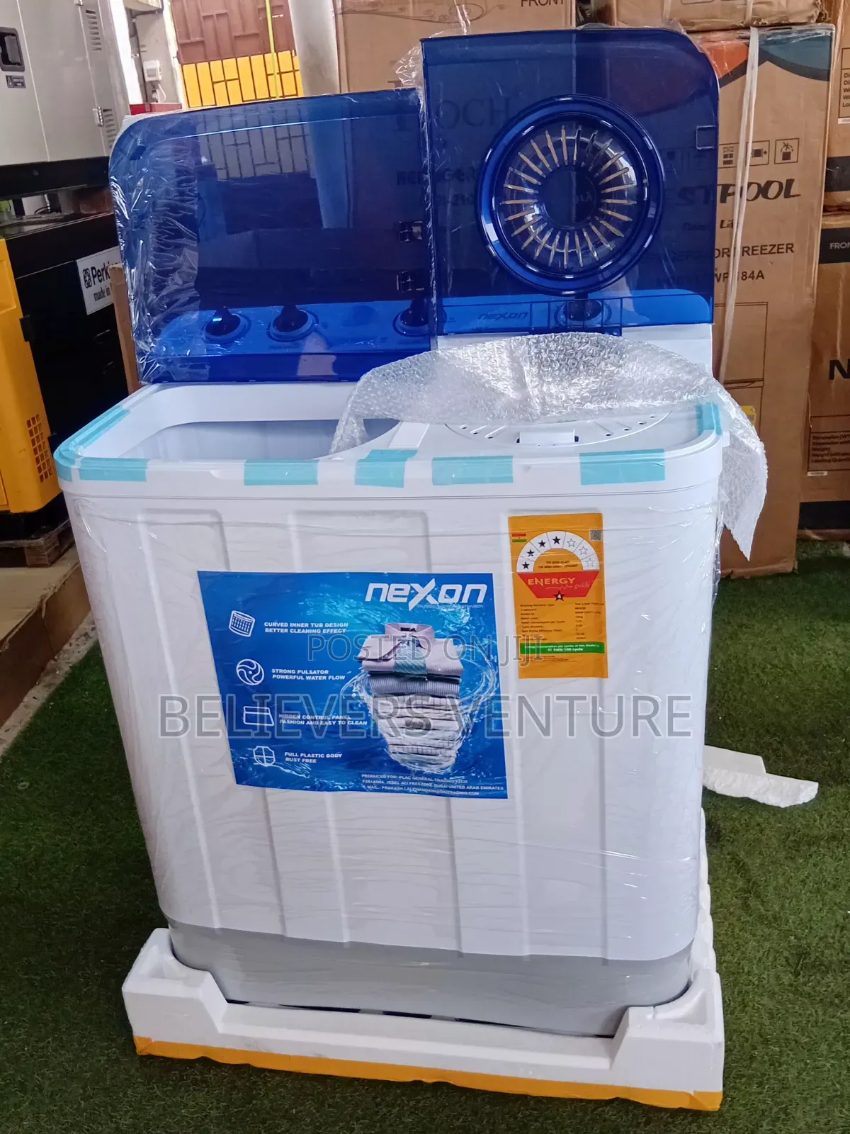 Nexon 10KG Family Size Washing Machine – Low Noise Operation 112L