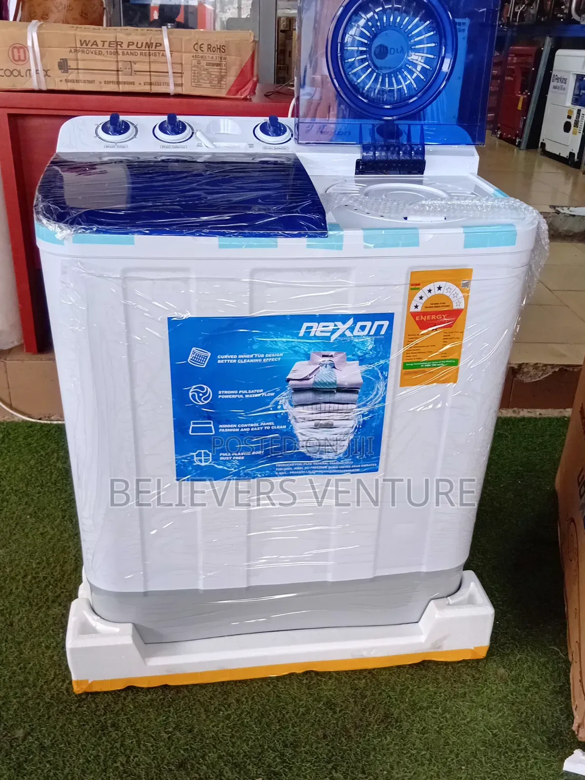 Nexon 10KG Washing Machine – Perfect for Everyday Laundry 112L