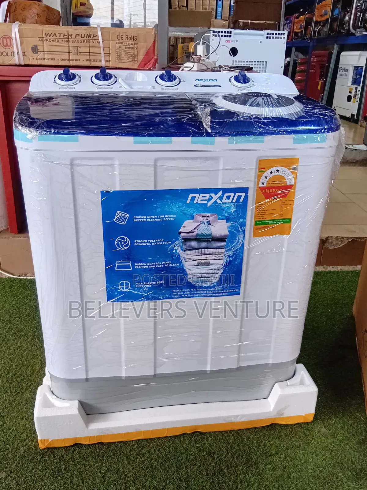 Buy Nexon 10KG Washing Machine – Strong Motor Fast Wash 112L