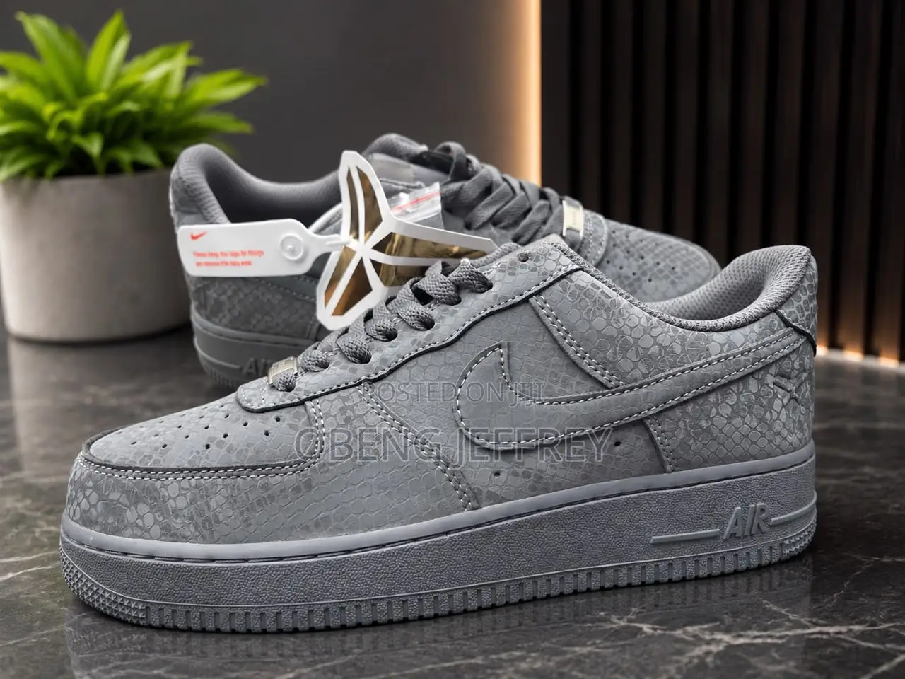Original Airforce Kobe Bryant Black and Gray
