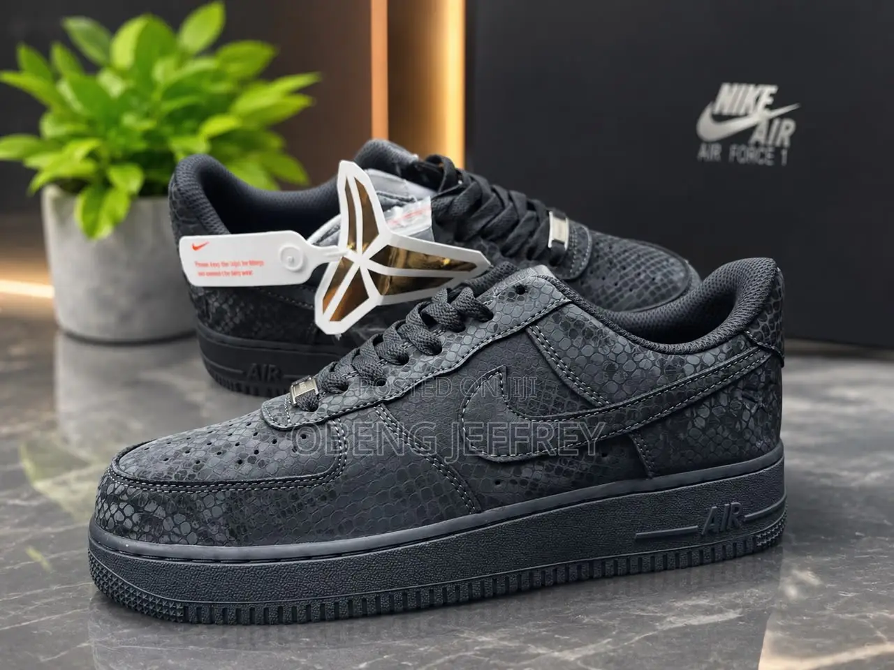 Original Airforce Kobe Bryant Black and Gray