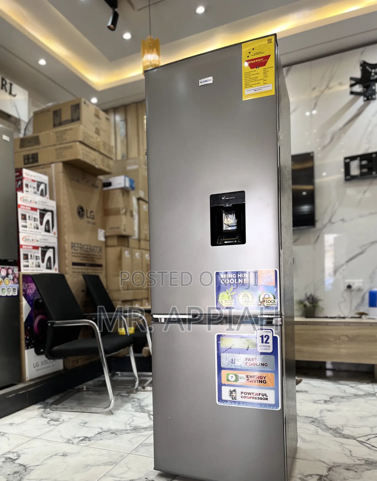 Extremely Quality Nasco Nasd2-36fl Bottom Mount Freezer Fridge.