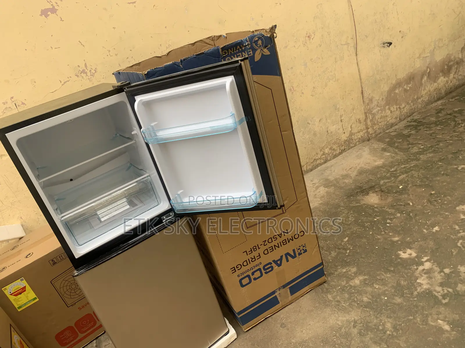 Exclusive Nasco 136 Liters Double Door Fridge