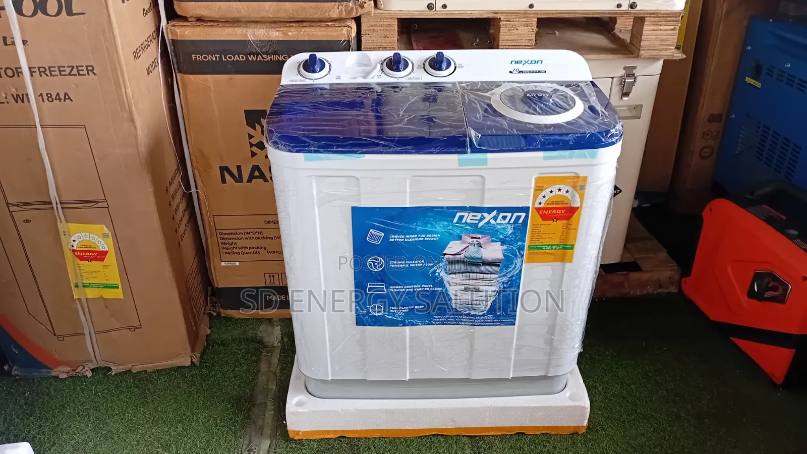 Nexon 7KG Washing Machine for Fast and Easy Laundry