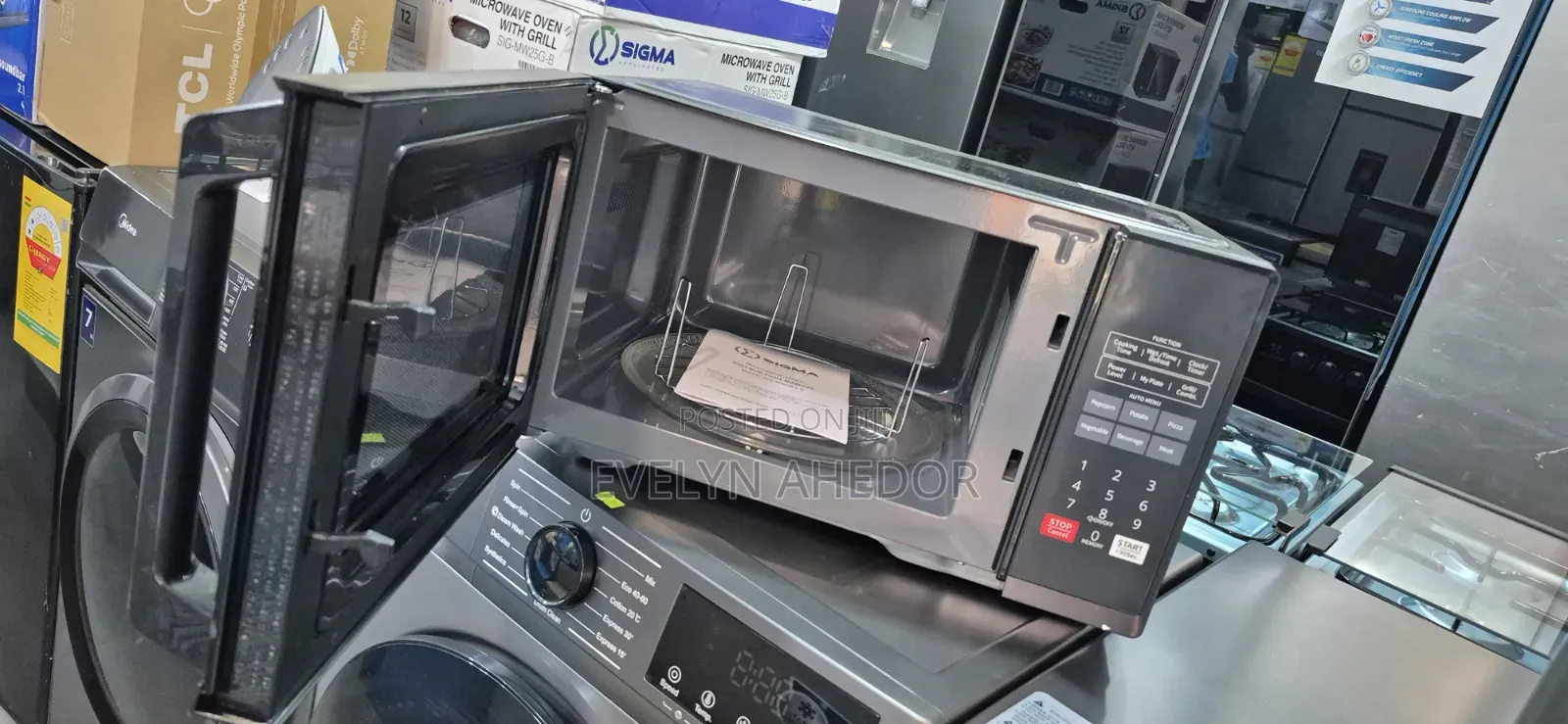 Digital Display Sigma Microwave Oven and Grill 30L
