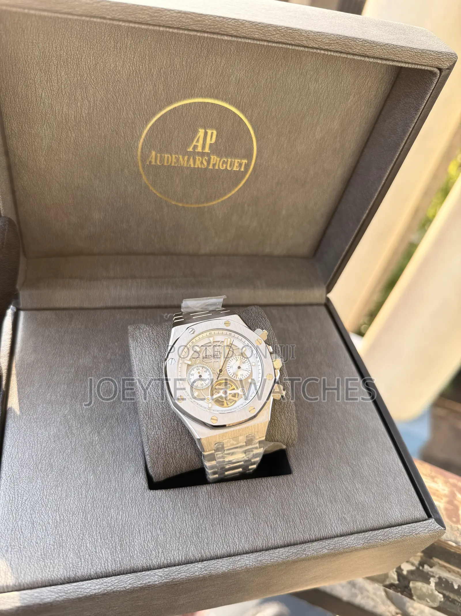 Audemars Piguet Royal Oak Openworked Chronograph – Silver Dial