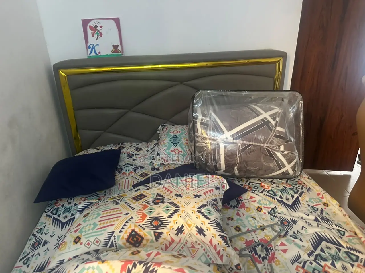 Queen Size Bed Stand and Mattress for Sale