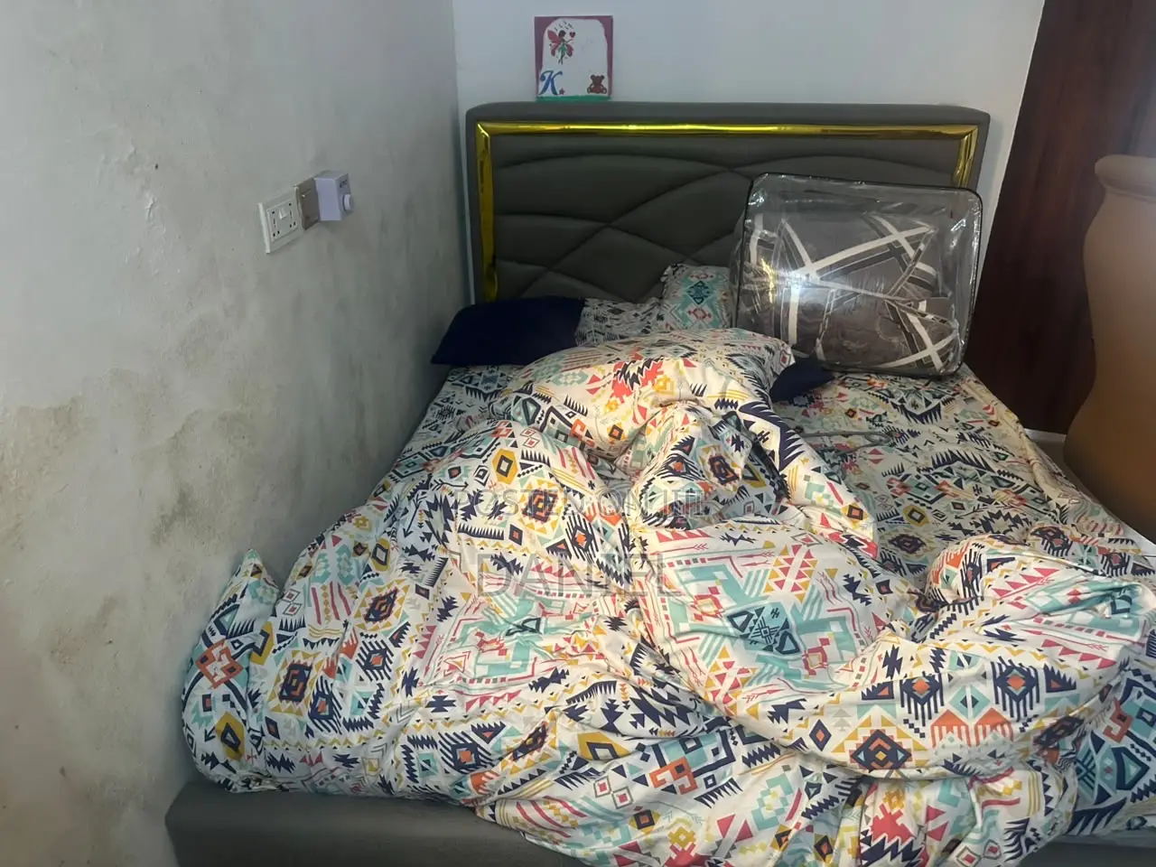 Queen Size Bed Stand and Mattress for Sale