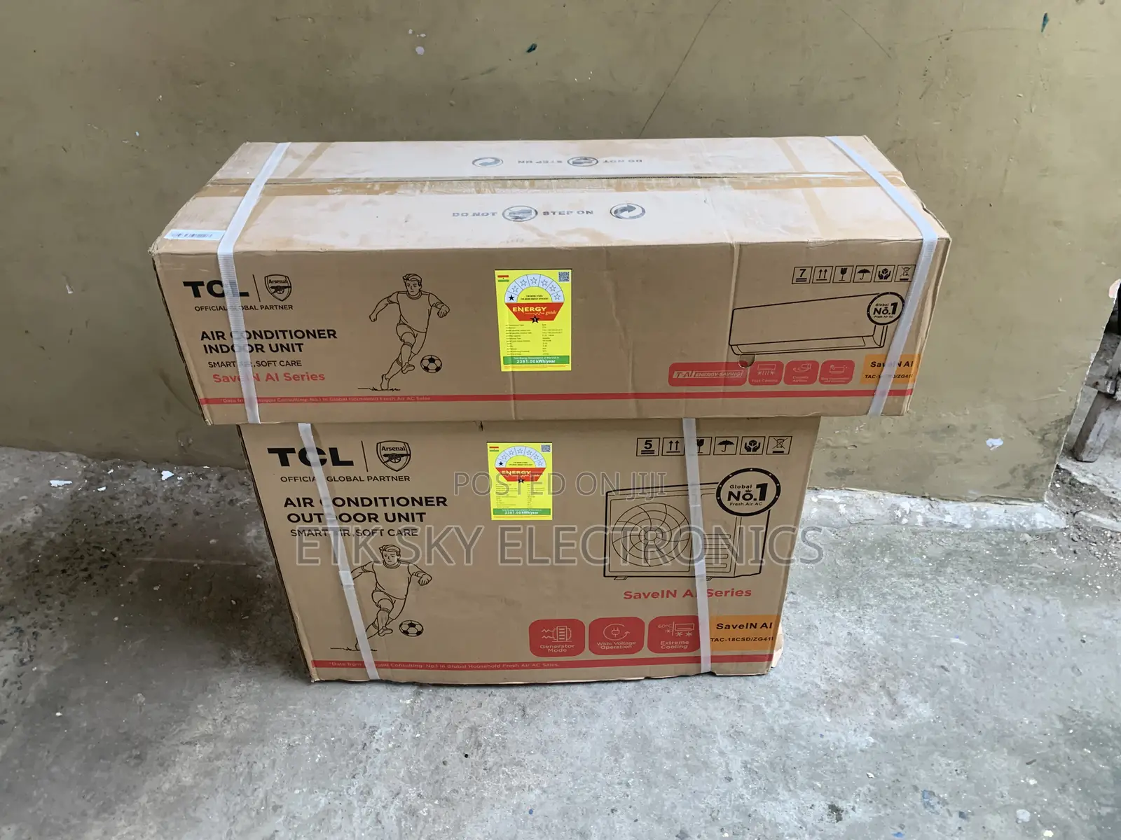 Superb TCL 2.5 HP Split AC R410 Gas