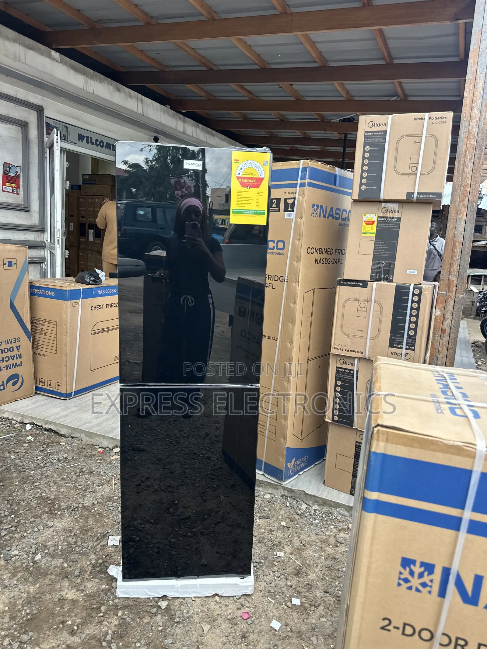 Limited Stock Double Door Fridge Nasco NASD2-24fl