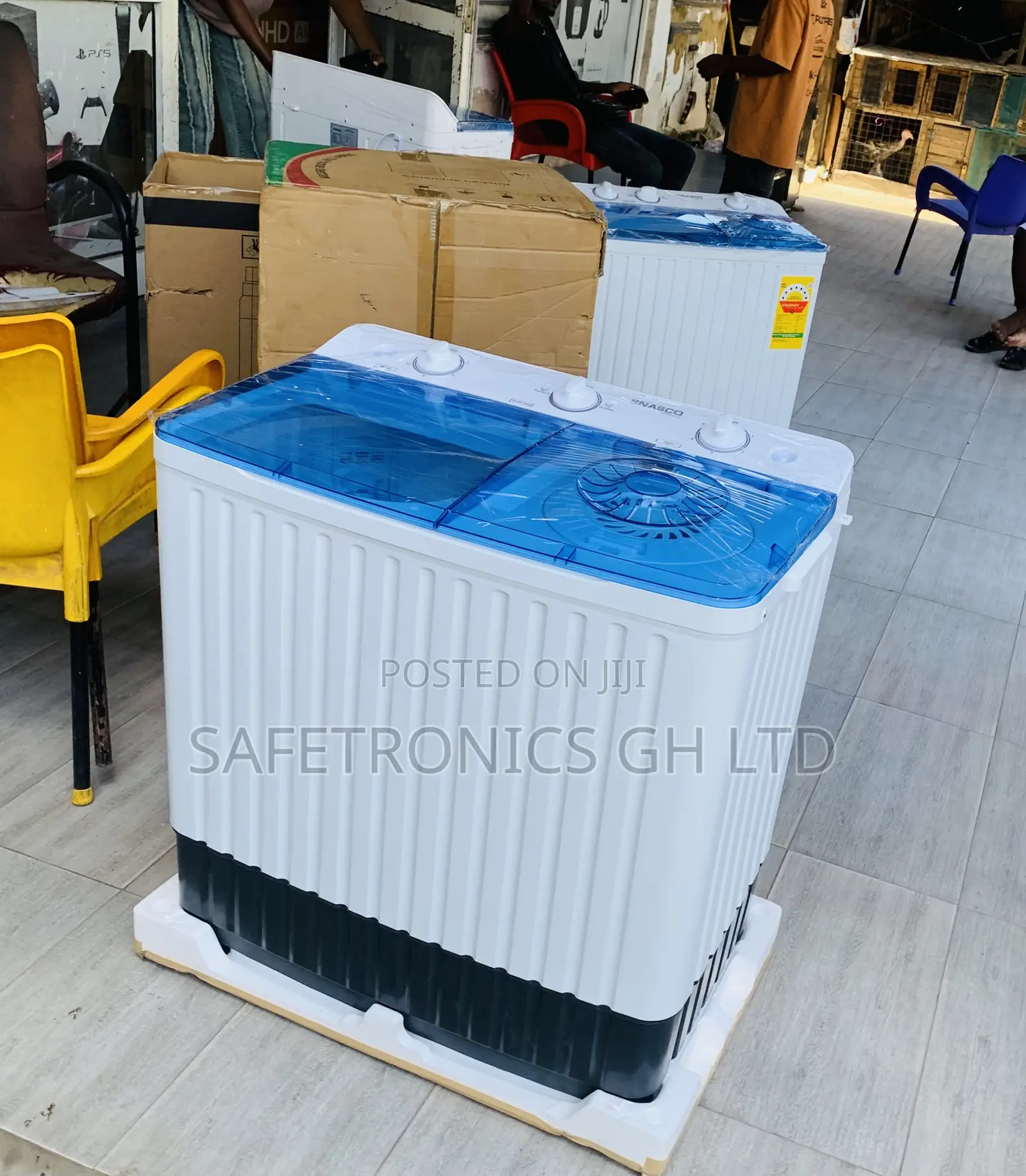 Kindly Grab Nasco 10kg Semi-Automatic Washing Machine Twin-Tub