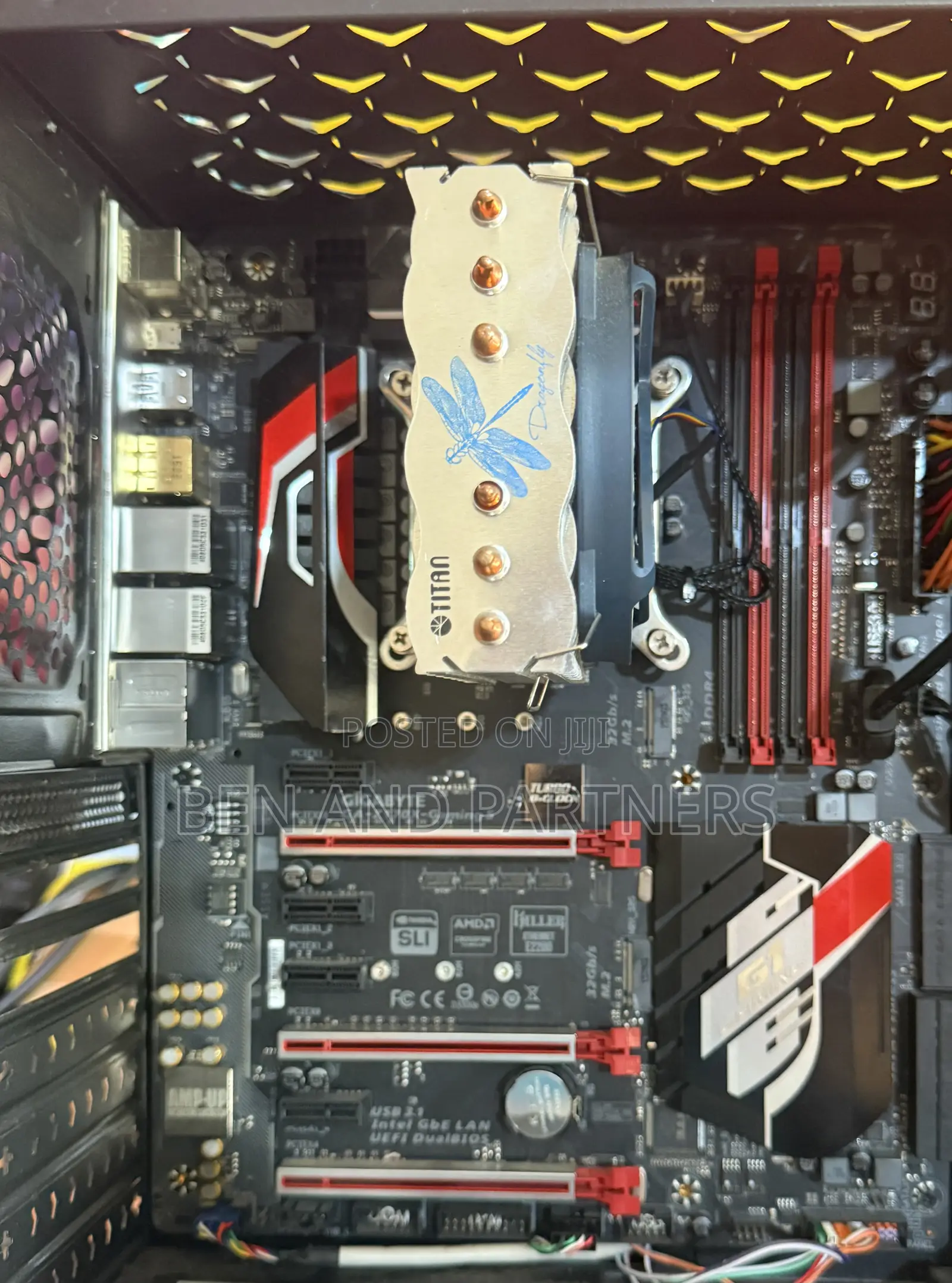 MOTHERBOARD I7 CPU COMBO With Free Case Cooler