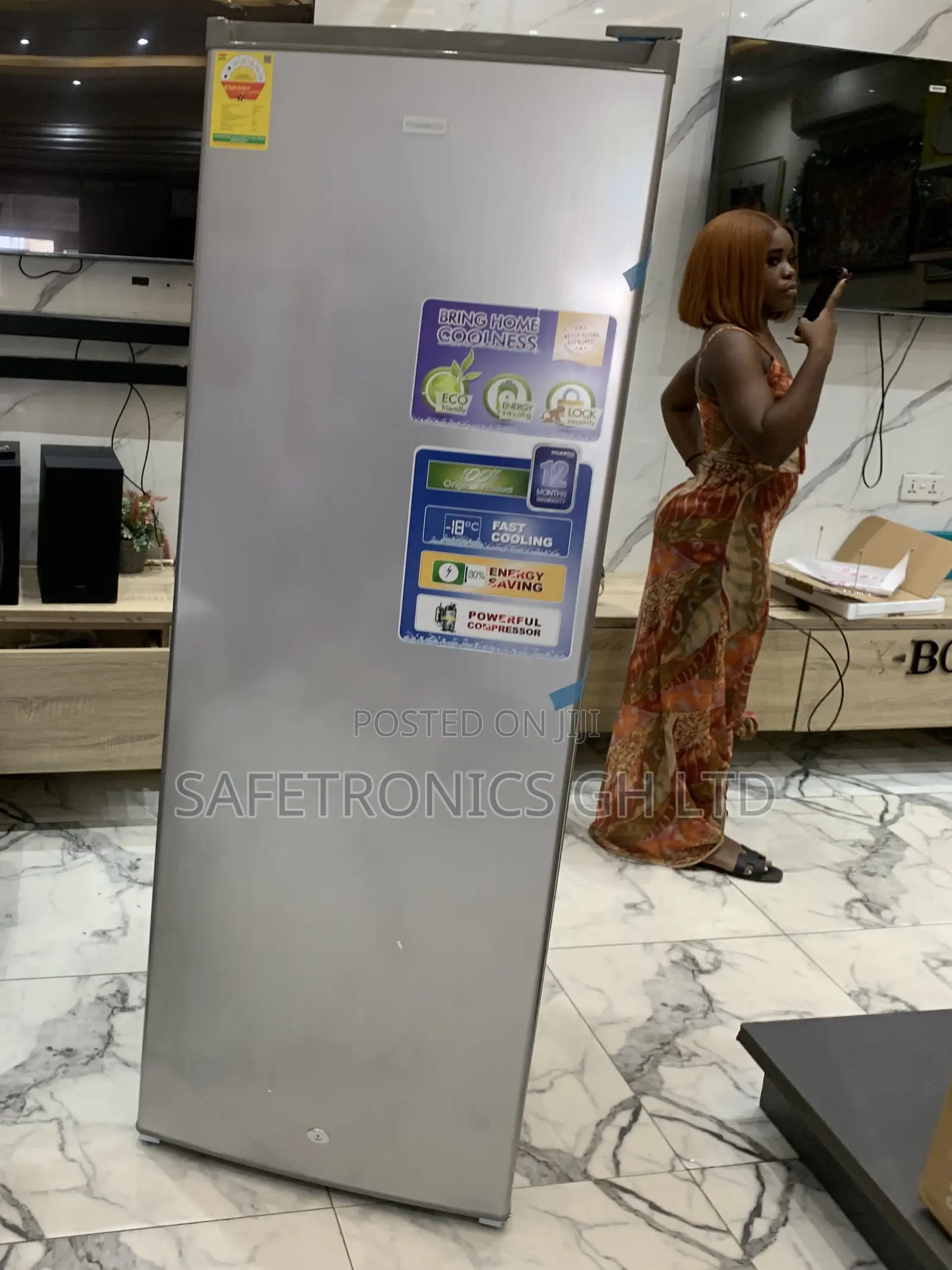 Premium Fast Nasco NASD1-33 242-Liter Upright Standing Freezer