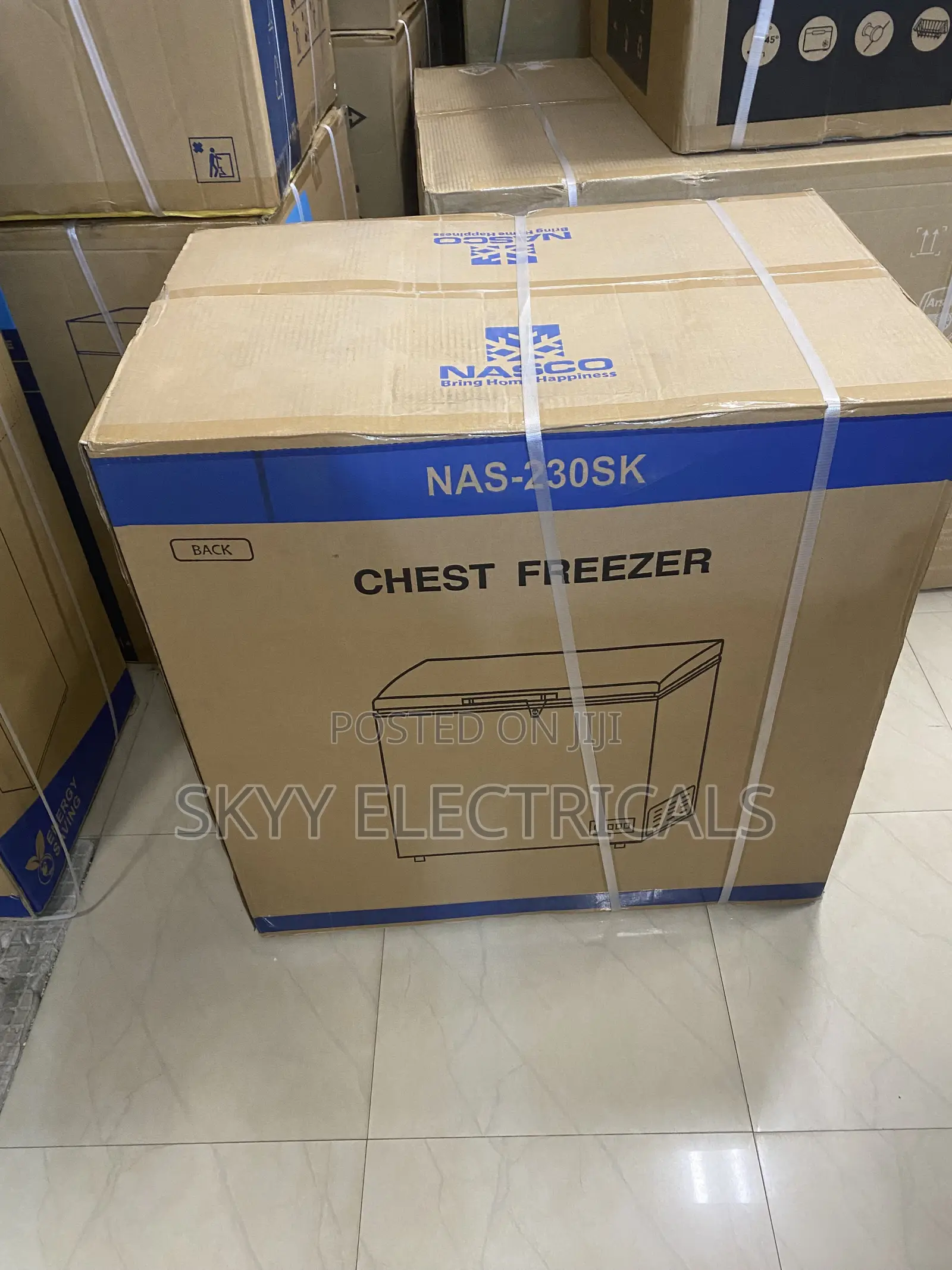 Nasco 198Ltrs Chest Freezer NAS-230SK