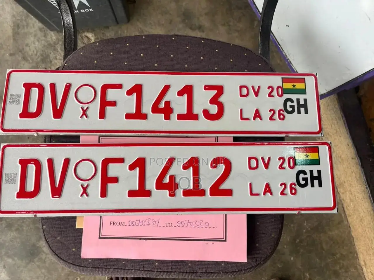Change of Ownership, DV Plate, Roadworthy, Car Registration and Etc