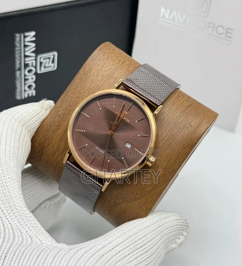 Naviforce Men’s Classic Mesh Watch- Couple Watch