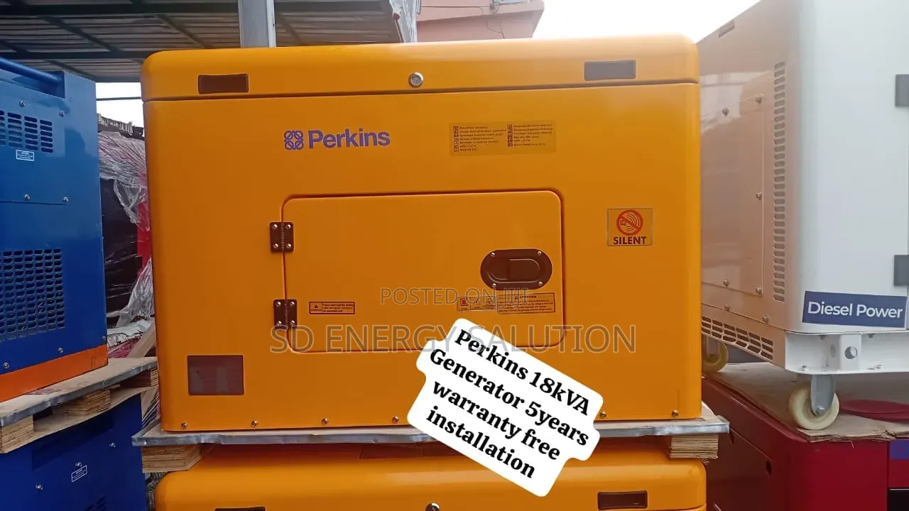 Perkins 18kVA Silent Diesel Generator – Premium Quality Power