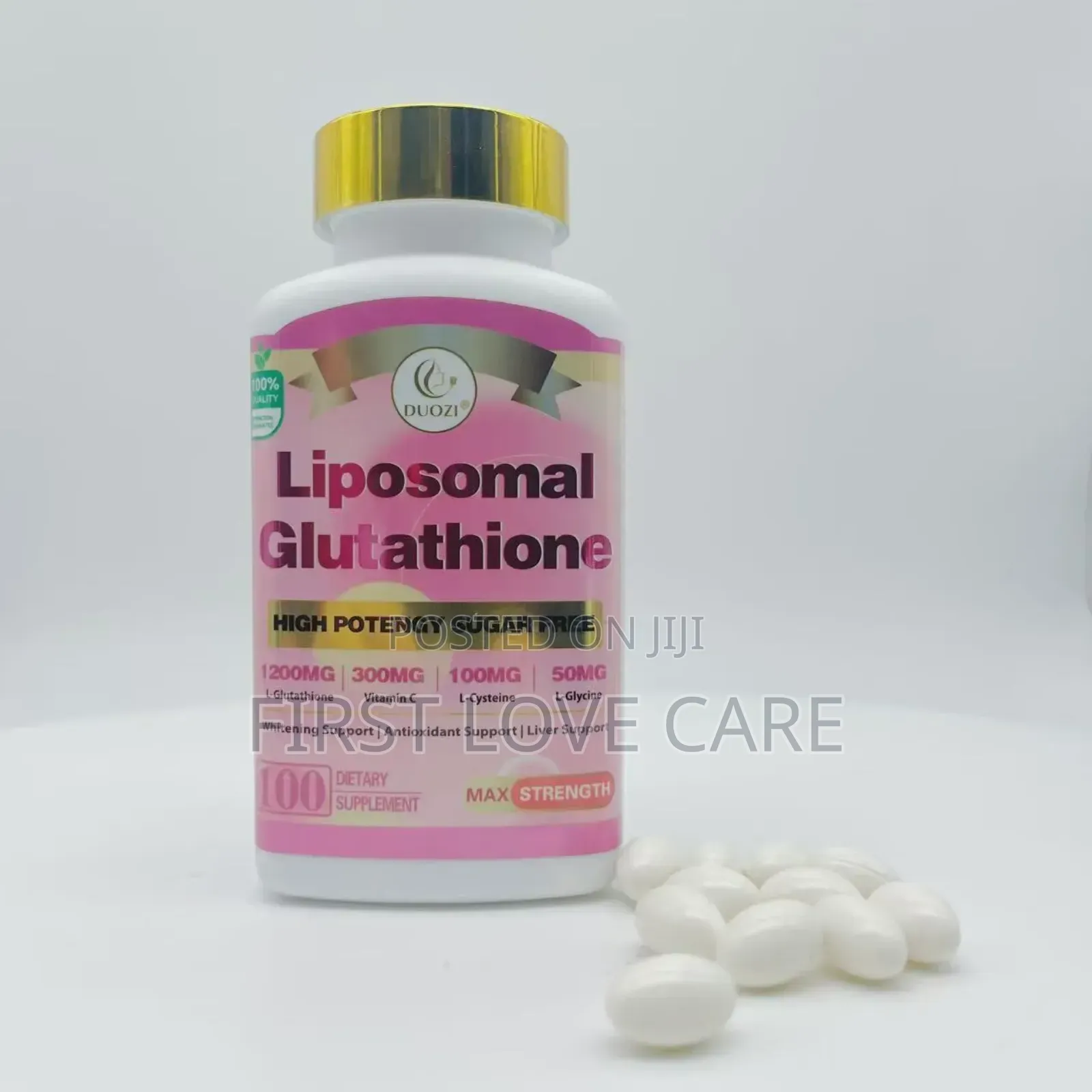 DUOZI Liposomal Glutathione Softgels – Advanced Skin Whitening