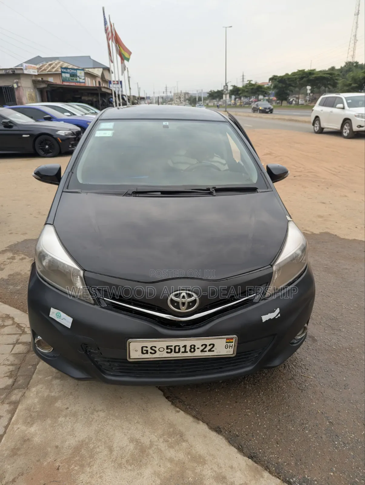 Toyota Vitz 2012 Black