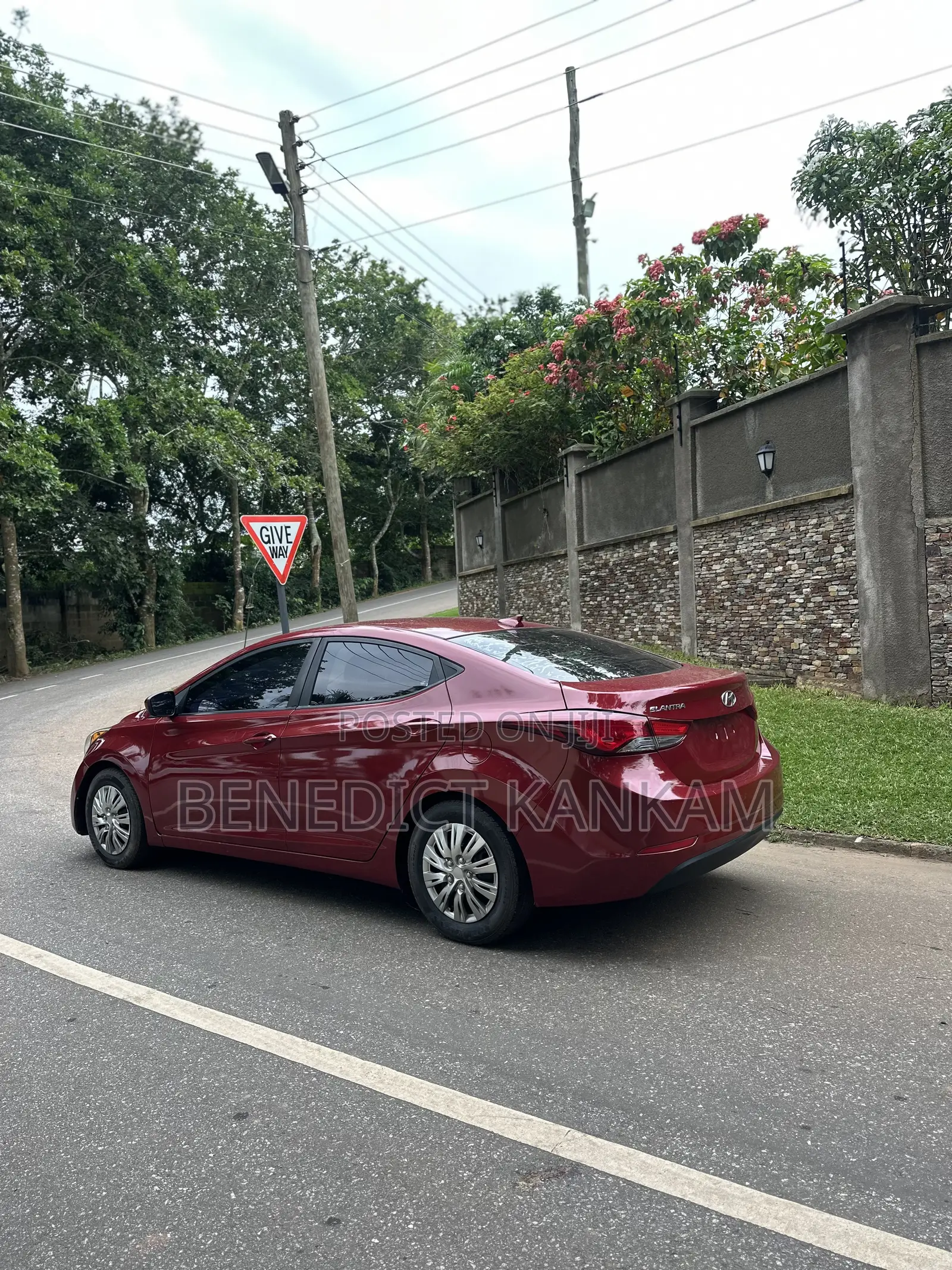 Hyundai Elantra 2015 Burgundy