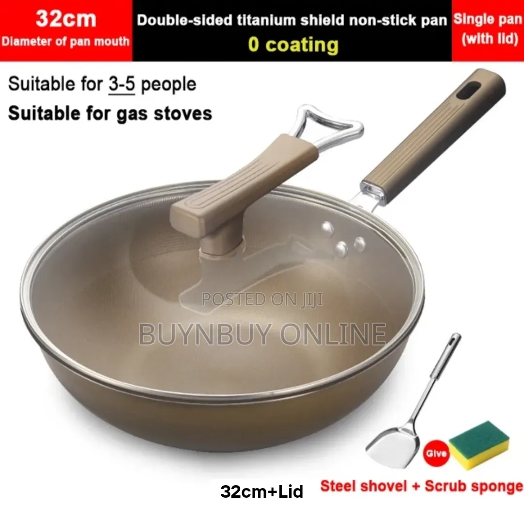 32cm/34cm Deep Wok Pan