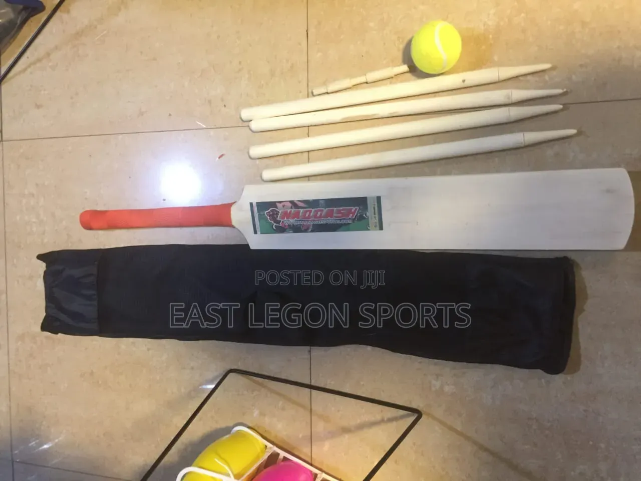 Cricket Club Bat Racket New Game With Poles