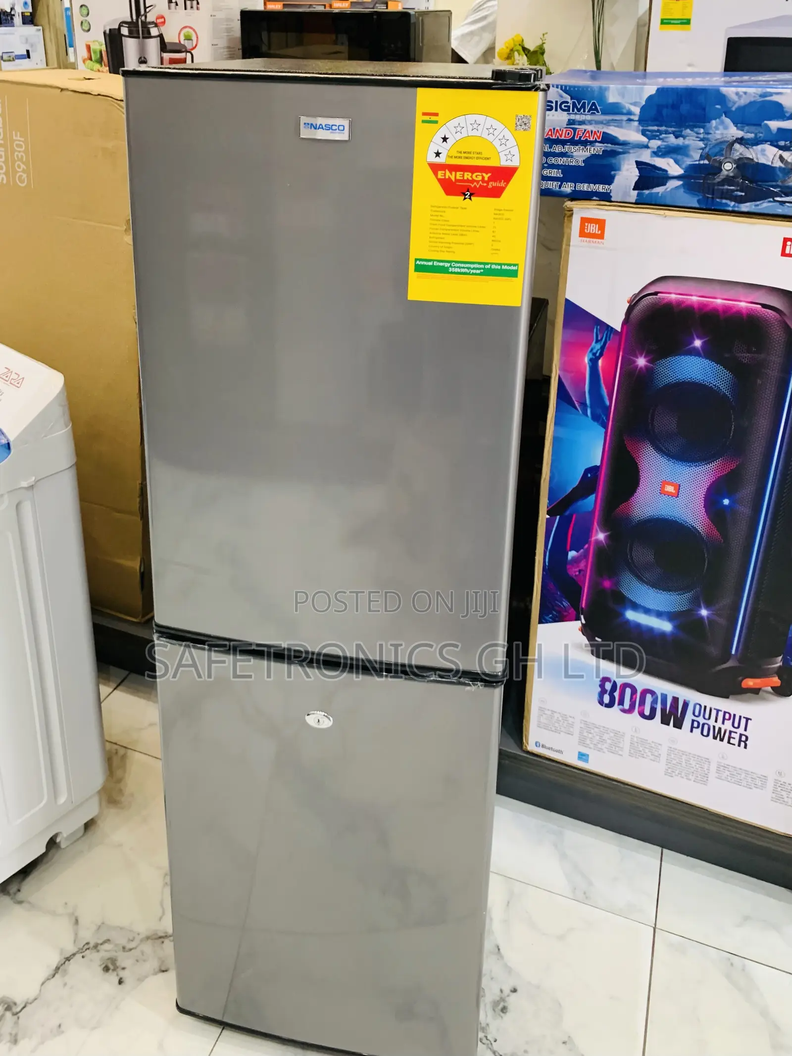 Most Essential Nasco 196ltr Bottom Freezer Refrigerator Nasd2-24fl
