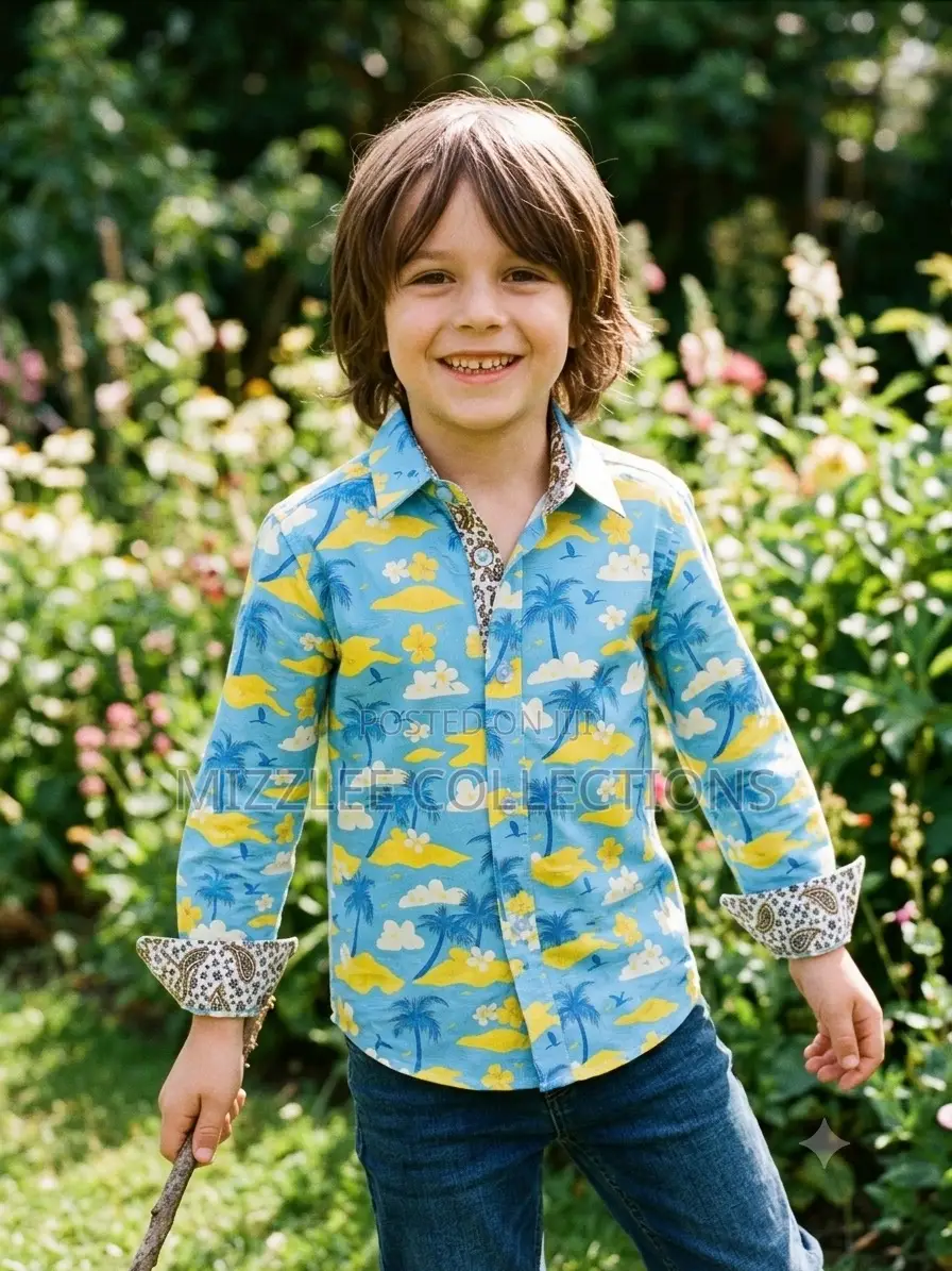 Kids Designed Long Sleeves Shirt for Boys