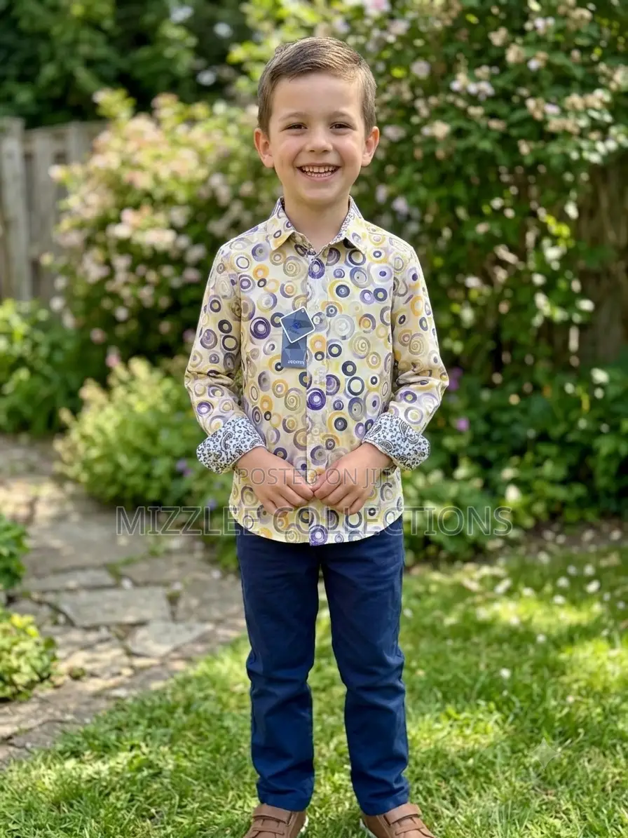 Kids Designed Long Sleeves Shirt for Boys