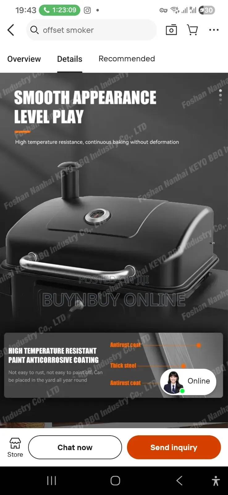 Heavy Duty Outdoor Charcoal Grill