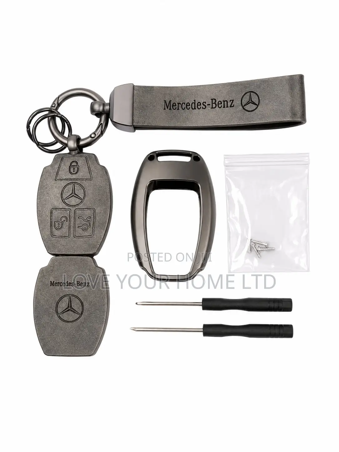 Mercedes-Benz 3-Button Smart Key Protective Case Cover