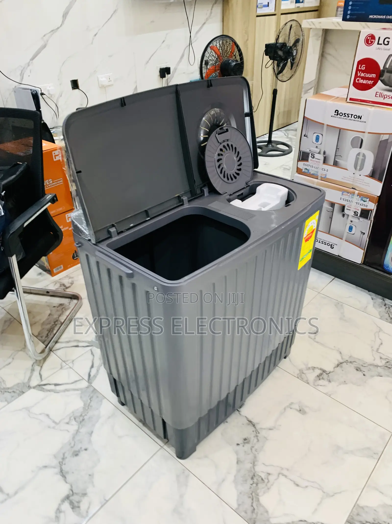 Ultra Sleek Black Nasco 10Kg Topload Twintub
