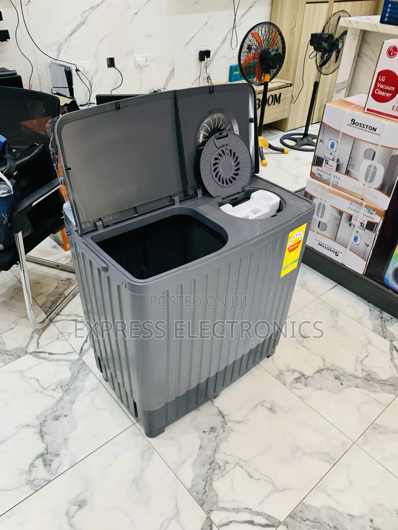 Ultra Sleek Black Nasco 10Kg Topload Twintub