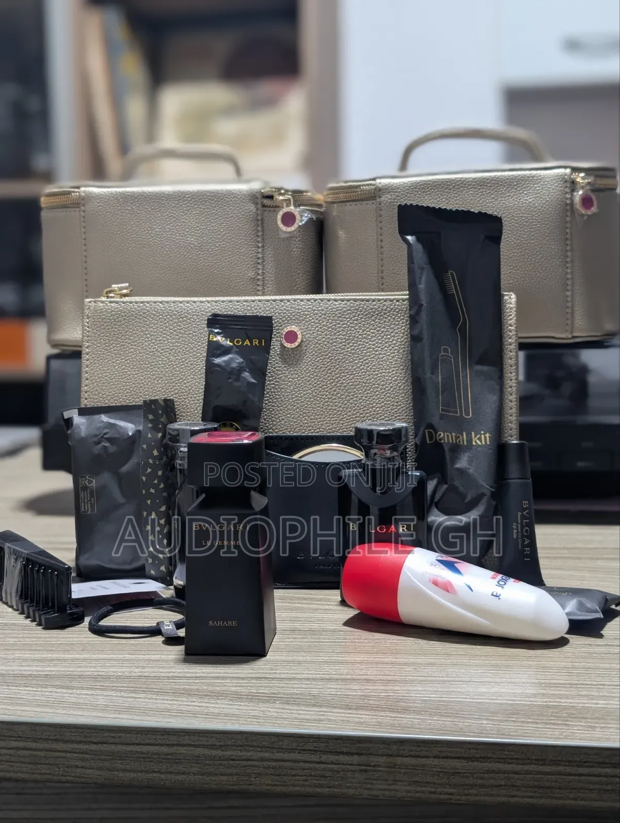 Bvlgari Le Gemme Sahare EDP Perfume + Emirates First Class Amenity Kit