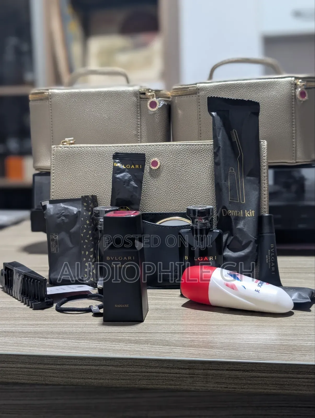 Bvlgari Le Gemme Sahare EDP Perfume + Emirates First Class Amenity Kit